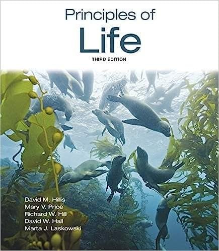 Testbank for Principles of Life Digital Update, 3e by David Hillis, Mary Price, Richard Hill, David Hall, Marta Laskowski