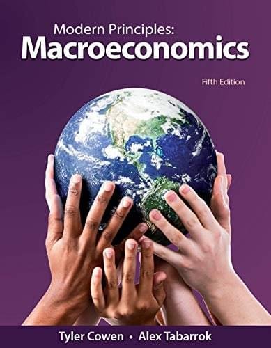 Testbank for Modern Principles of Macroeconomics, 5e Tyler Cowen, Alex Tabarrok