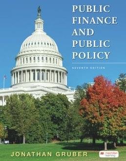 Testbank for Public Finance and Public Policy, 7e Jonathan Gruber